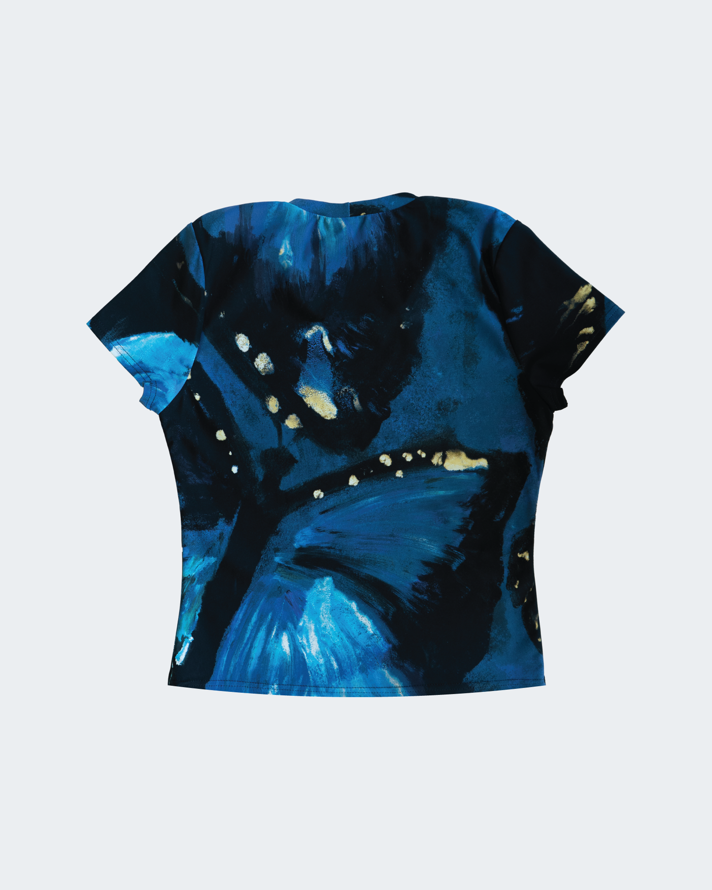 Marina Baby Tee - Blue Butterfly