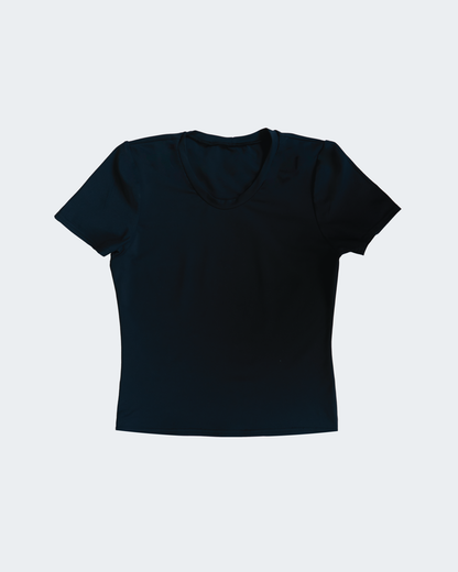 Marina Baby Tee - Obsidian